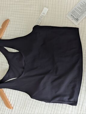NWT Lululemon Fast And Free Cropped Tank Light In Nightmoth!